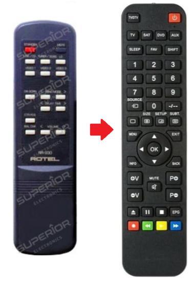 Rotel RR-930 afstandsbediening, Audio, Tv en Foto, Afstandsbedieningen, Verzenden