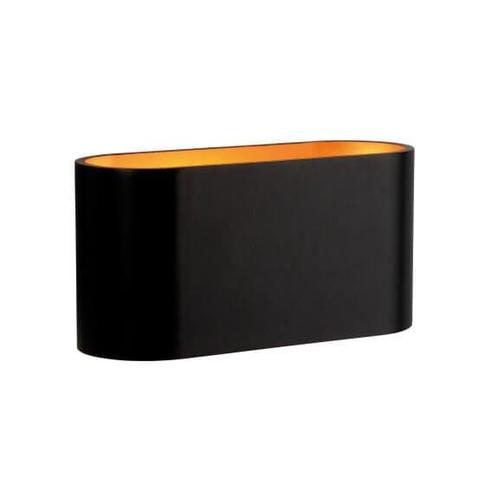 Spectrum - Wandlamp zwart goud ovaal G9, Huis en Inrichting, Lampen | Wandlampen, Nieuw, Verzenden