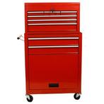 gereedschapswagen rood met opzetkist hoog, Verzenden, Nieuw