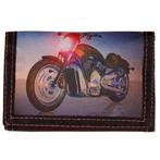 Portemonnee Jongens Klittenband - Zwart met Motor Lowrider -, Sieraden, Tassen en Uiterlijk, Portemonnees, Ophalen of Verzenden