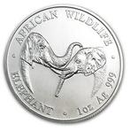 Zambia Olifant 1 oz 2002, Postzegels en Munten, Munten | Afrika, Verzenden, Losse munt, Zilver
