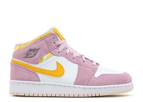 Air Jordan 1 Mid SE Arctic Pink (GS) | Maat 36 t/m 47,5 | Ni, Kleding | Heren, Schoenen, Nieuw, Ophalen of Verzenden