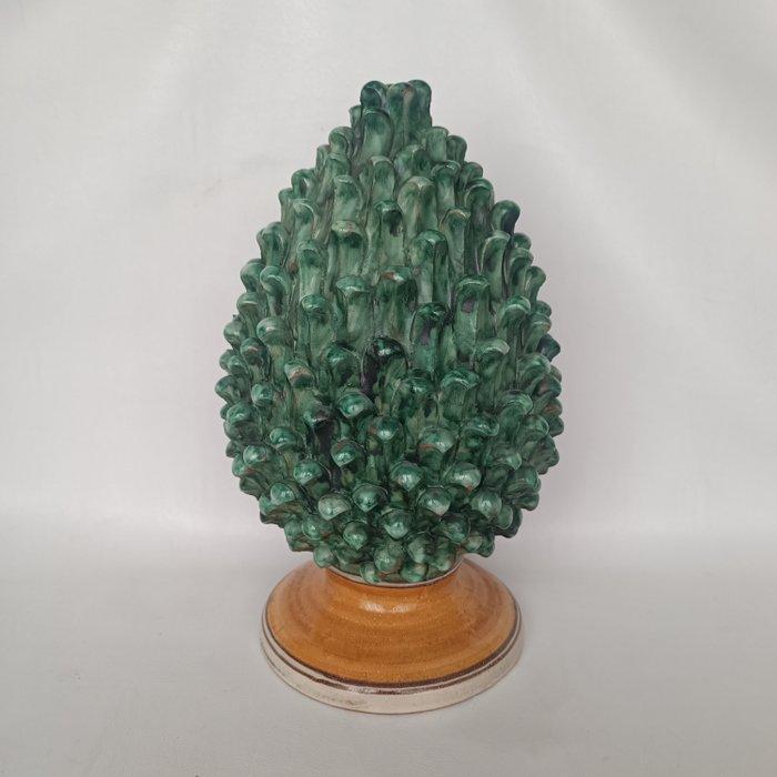 sculptuur, Pigna di Caltagirone - 30 cm - Keramiek - 1960, Antiek en Kunst, Antiek | Glas en Kristal
