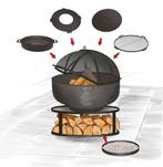 80 cm Fire Bowl XXL “PALERMO” - Meerdere afmetingen, Huis en Inrichting, Woonaccessoires | Schalen en Manden, Ophalen of Verzenden