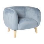 Kids fauteuil Peppi - lichtblauw - 41x52x44 cm, Verzenden, Nieuw