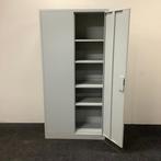 Demontabele draaideurkast, vv 4 legborden  185x90x40 cm,, Ophalen of Verzenden, Nieuw in verpakking, Bureau