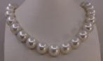 Halsketting Zilver - Gecertificeerde zoutwaterparel, Sieraden, Tassen en Uiterlijk, Nieuw