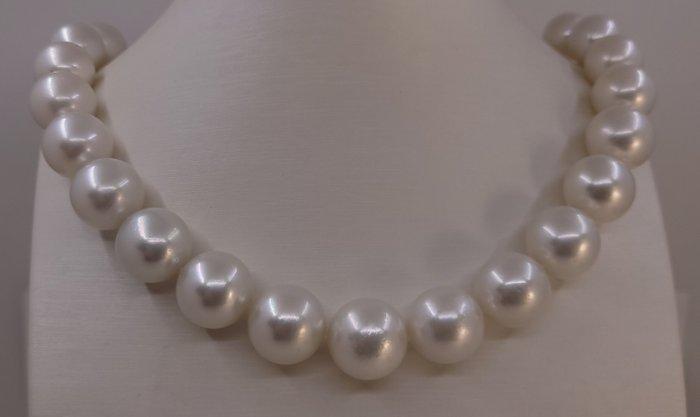 Halsketting Zilver - Gecertificeerde zoutwaterparel, Sieraden, Tassen en Uiterlijk, Kettingen