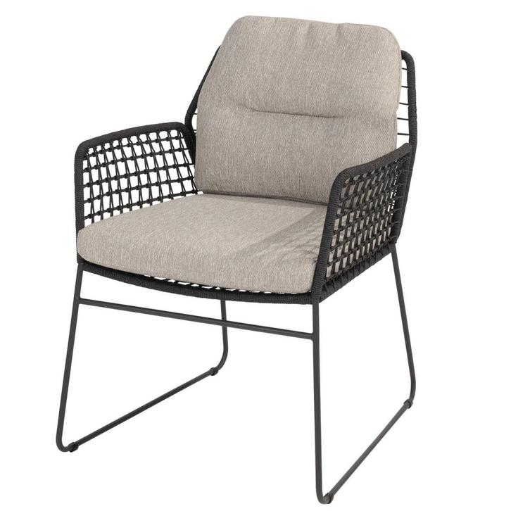 Rhodos dining tuinstoel antraciet Taste 4SO, Tuin en Terras, Tuinsets en Loungesets, Nieuw, Ophalen of Verzenden