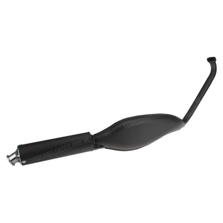 Tomos Uitlaat 28mm Tecno Snake zwart A3 / A35, Fietsen en Brommers, Brommeronderdelen | Algemeen, Nieuw, Ophalen of Verzenden