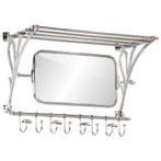Bagagerek aluminium met Spiegel - retourdeal - 35% korting!, Huis en Inrichting, Ophalen of Verzenden, Nieuw