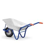 Kruiwagen 125L – verzinkt staal – tot 120 kg - massief w, Tuin en Terras, Kruiwagens, Ophalen of Verzenden, Nieuw