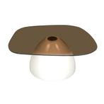 Salontafel Mangohout Lincy 87 Glazen Blad, Huis en Inrichting, Tafels | Salontafels, Verzenden, Nieuw, Industriële meubels, Overige vormen