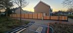 Schutting hout betonsysteem. Inclusief montage. Per meter., Tuin en Terras, Overige materialen, 6 meter of meer, Nieuw, Ophalen of Verzenden