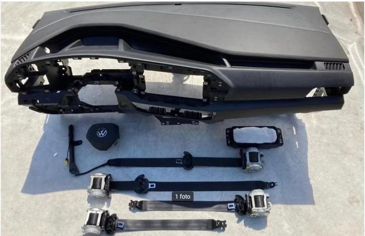 Dashboard + Airbags + Veiligheidsgordels Caddy, Auto-onderdelen, Dashboard en Schakelaars, Nieuw, Verzenden