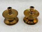 Kaarsenhouder (2) - Messing - Spoel, Antiek en Kunst