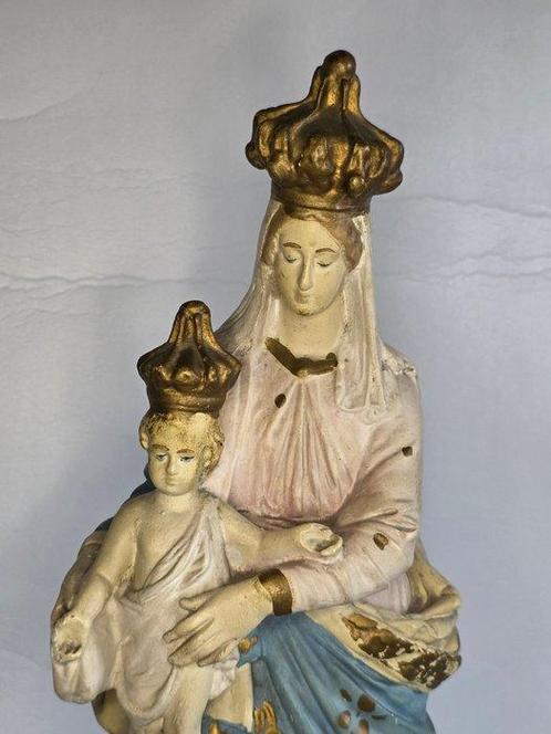 Beeld, Maria met kind - 47 cm - Gips, Antiek en Kunst, Antiek | Boeken en Bijbels
