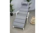 suns sora relax tuinstoel mat wit met kussen, Tuin en Terras, Tuinstoelen, Nieuw, Overige materialen