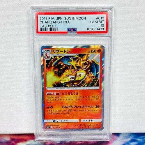 Pokémon Graded card - Charizard Holo #013 - Tag Bolt -, Hobby en Vrije tijd, Verzamelkaartspellen | Pokémon