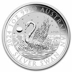 Swan 1 oz 2024 (25.000 oplage), Postzegels en Munten, Munten | Oceanië, Zilver, Losse munt, Verzenden