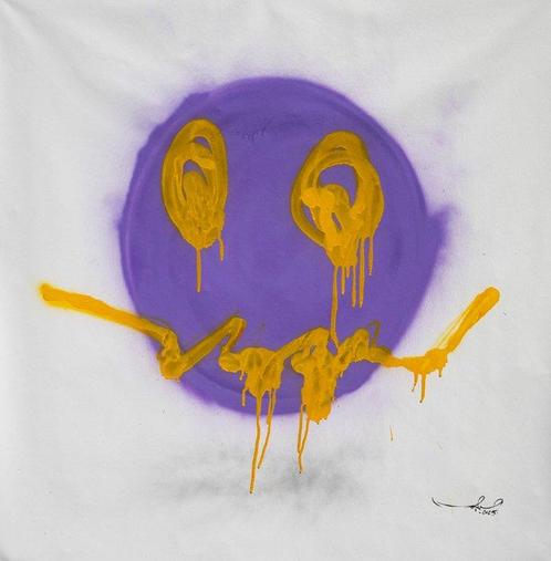 RAM - We got to Smile - Violet Party Buddy, Antiek en Kunst, Kunst | Schilderijen | Modern