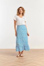 -50% Smashed Lemon  Smashed Lemon 25085 zomer maxi rok met p, Kleding | Dames, Rokken, Verzenden, Nieuw, Wit