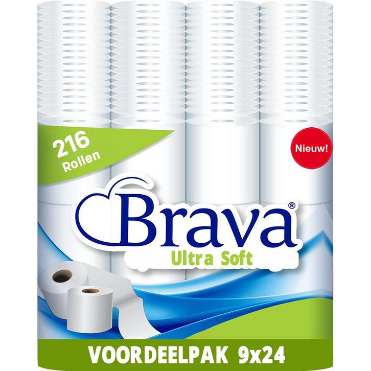 Voordeelverpakking: 216 Rollen - Ultra Soft Toiletpapier -, Huis en Inrichting, Schoonmaakartikelen, Ophalen of Verzenden