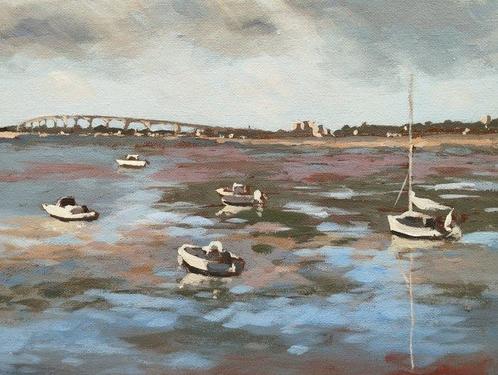 Maillet (XX-XXI) - Île de Ré, reflets, Antiek en Kunst, Kunst | Schilderijen | Klassiek