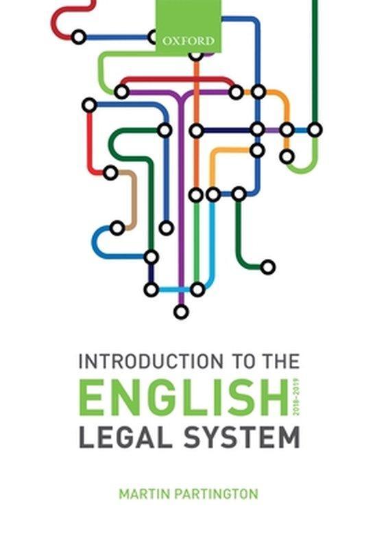 Introduction to the English Legal System 2018-19, Boeken, Taal | Engels, Zo goed als nieuw, Verzenden