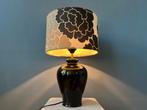 Small Space Age Table Lamp with Porcelain Base and Black and, Ophalen of Verzenden, Nieuw