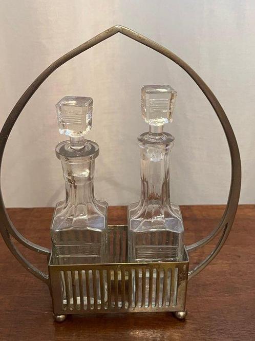 Olie-en-azijnstelletje (zonder een kruidenpotje) (3) -, Antiek en Kunst, Kunst | Designobjecten