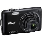 Nikon Coolpix S3300 Digitale Compact Camera - Zwart, Verzenden, Zo goed als nieuw