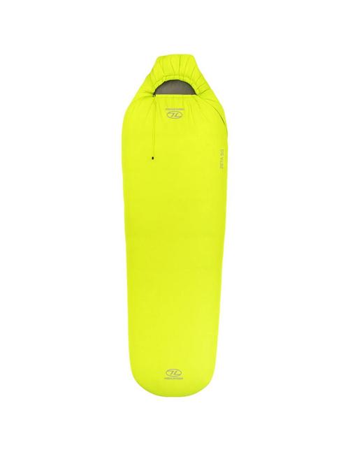 Highlander mummyslaapzak Zeta 50 Lime 14°C - Groen, Caravans en Kamperen, Slaapzakken, Nieuw, Verzenden