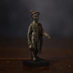 Oud-Romeins beeldje van de God Mercurius (Hermes) - 9 cm, Verzamelen