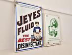 Lote de 2 carteles publicitarios esmaltados originales -
