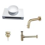 Sani Royal Solid Surface Waskom Rond met Solid, Nieuw