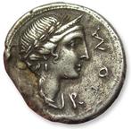 Romeinse Republiek. Man. Aemilius Lepidus, 114-113 v.Chr.., Postzegels en Munten, Munten | Europa | Niet-Euromunten