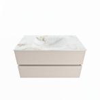 MONDIAZ VICA-DLUX 90cm badmeubel onderkast Linen 2 lades., Ophalen of Verzenden, Nieuw, Bad