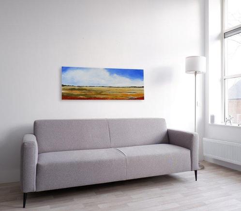 Matthieu van Riel - Landscape, Antiek en Kunst, Kunst | Schilderijen | Modern