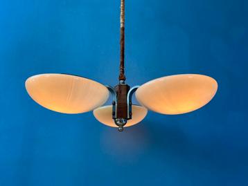 Original Art Deco Glass Pendant Lamp beschikbaar voor biedingen