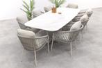 SUNS Palermo/Nappa Deens Ovale tuinset - Neolith® - 280 x, Tuin en Terras, Tuinsets en Loungesets, Verzenden, Nieuw, Overige materialen
