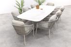 SUNS Palermo/Nappa Deens Ovale tuinset - Neolith® - 280 x, Tuin en Terras, Verzenden, Nieuw, Overige materialen, Tuinset