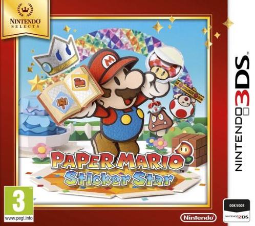 Paper Mario - Sticker Star (Nintendo Selects) [Nintendo 3DS], Spelcomputers en Games, Games | Nintendo 2DS en 3DS, Zo goed als nieuw