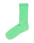 HEMA Damessokken rib lichtgroen 2+1 gratis, Kleding | Dames, Sokken en Kousen, Verzenden, Nieuw