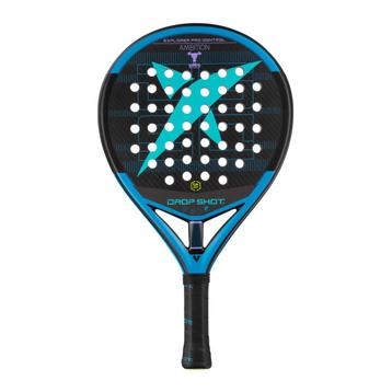 DROP SHOT - Explorer Pro Control Padelracket - Zwart/Blauw beschikbaar voor biedingen
