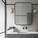 Douchekraan Zwart Messing Uitloop 20cm | Laatste Stuks!, Ophalen of Verzenden, Nieuw, Chroom, Wastafel