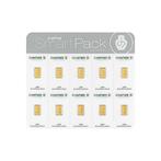 C. Hafner goudbaar 10x 2 gram SmartPack, Verzenden