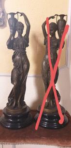 Carrier - Snijwerk, Victorian Woman with amphora - 71 cm -