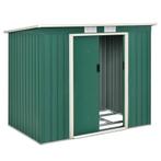 Metalen Tuinhuis M - 213 × 130 × 173 cm  - Groen, Tuin en Terras, Verzenden, Nieuw