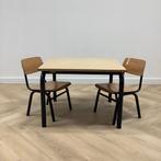 complete schoolset Marko 20 stoelen + 10 tafels, blauw -, Ophalen of Verzenden, Gebruikt, Hout, Eén